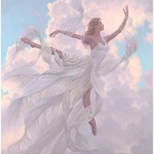 Оригинал схемы вышивки «небесная балерина» (№604241)