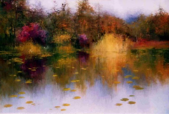 Яркая осень - henryk radziszewski, природа, лес, краски, пейзаж - оригинал