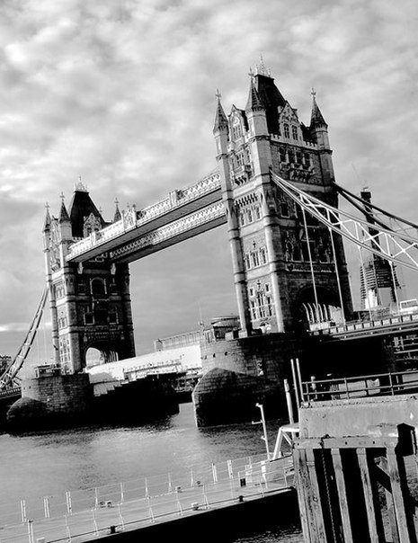 Лондонский мост - мост, монохром, лондон - оригинал