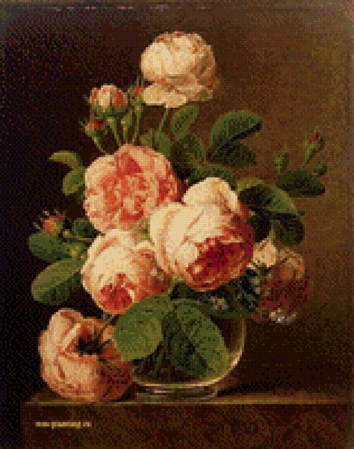 розы в вазе - розе в вазе - предпросмотр