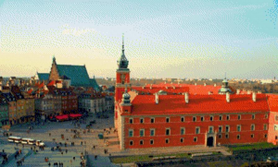 Замковая площадь в Варшаве - архитектура, польша, варшава, замковая площадь - предпросмотр