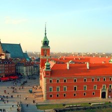 Схема вышивки «Замковая площадь в Варшаве»