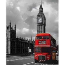 Схема вышивки «London bus»