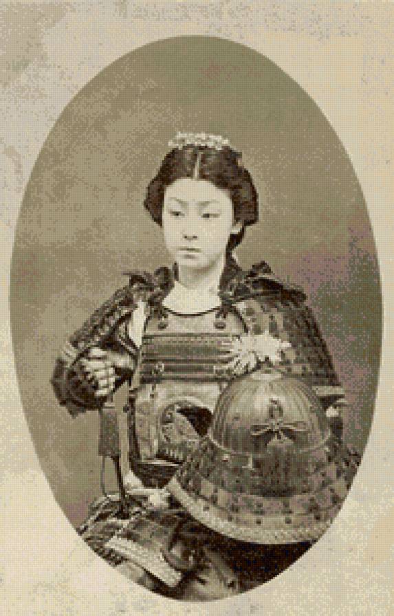 Девушка самурай - самурай, воин, девушка, восток, япония - предпросмотр