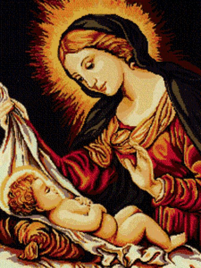 Мария с младенцем - рилигия, бог - предпросмотр