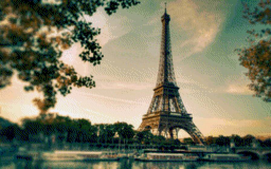 париж - красота, париж, эйфелева башня - предпросмотр