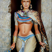Оригинал схемы вышивки «Царица Египта» (№614797)