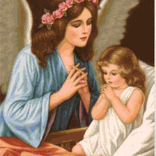Оригинал схемы вышивки «ангел» (№617183)