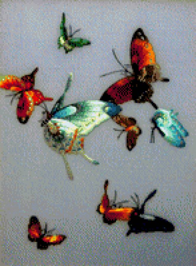 Китайская живопись, бабочки - китайская живопись, бабочки - предпросмотр