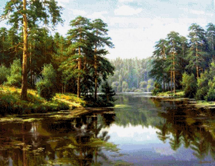 лесная река - река, природа, лес - предпросмотр