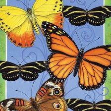 Оригинал схемы вышивки «бабочки» (№618796)