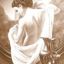 Оригинал схемы вышивки «Женский образ...живопись» (№619220)