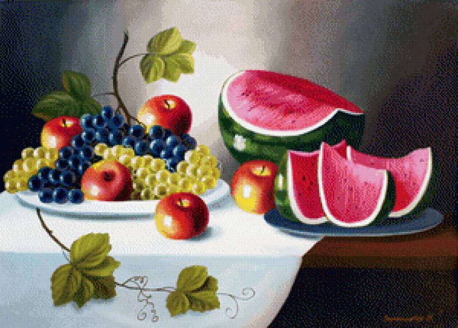 Натюрморт - ягоды, фрукты, натюрморт - предпросмотр