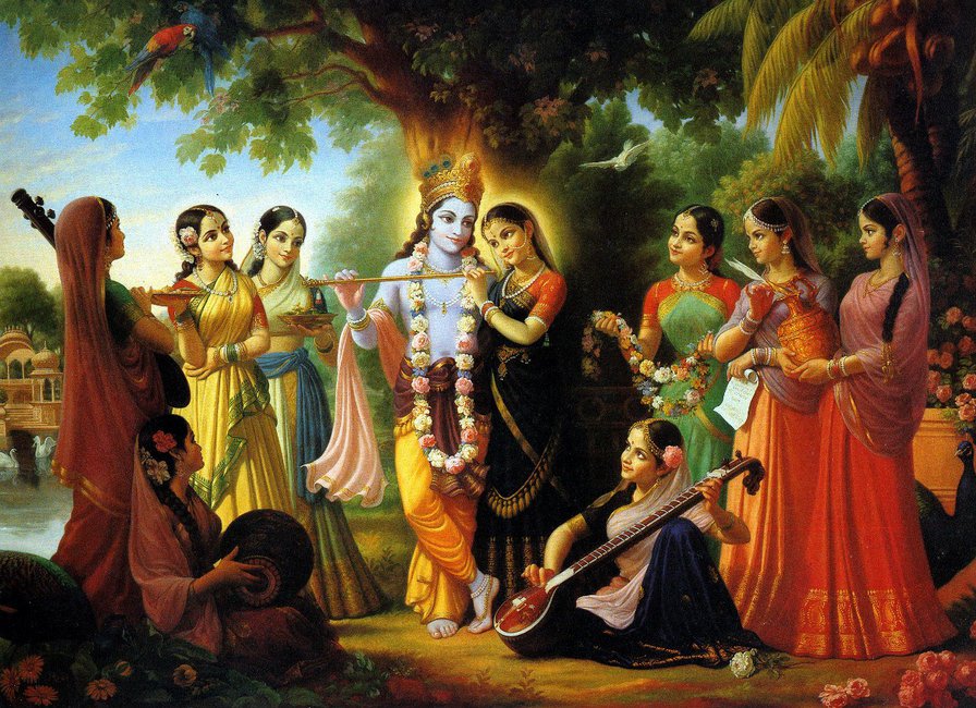 РадхаКришна - индия бог господь - оригинал
