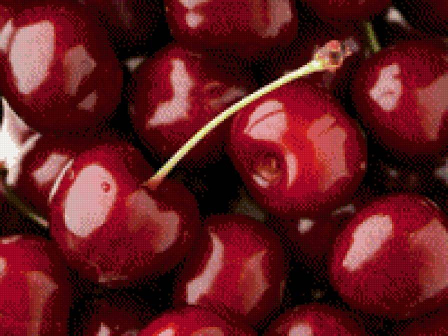 Вишенки - красный, ягоды, вишни - предпросмотр