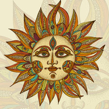 Оригинал схемы вышивки «Солнце» (№623301)