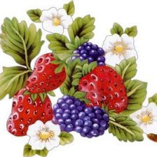 Оригинал схемы вышивки «ягоды» (№626197)