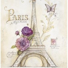 Оригинал схемы вышивки «Париж» (№626407)