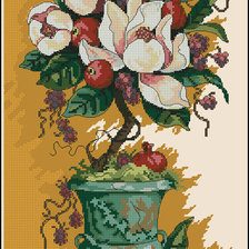 Оригинал схемы вышивки «цветы» (№626762)