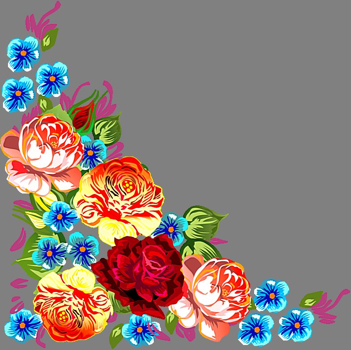 Цветочный уголок - цветы, уголок - оригинал