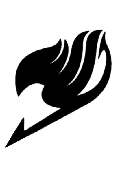 Знак Гильдии (Хвост Феи) - fairy tail, гильдия, черно-белое, аниме, знак, хвост феи - оригинал