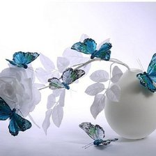 Оригинал схемы вышивки «Бабочки» (№628283)