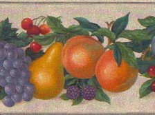 Схема вышивки «Бордюр фруктовый.»