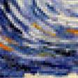 Предпросмотр схемы вышивки «Звёздная ночь (Ван Гог)» (№628894)