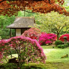Оригинал схемы вышивки «Японский сад» (№629150)