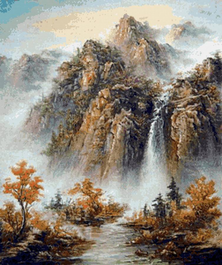 Туман в горах - природа - предпросмотр