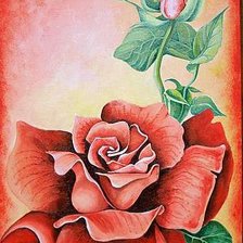 Оригинал схемы вышивки «роза» (№630494)