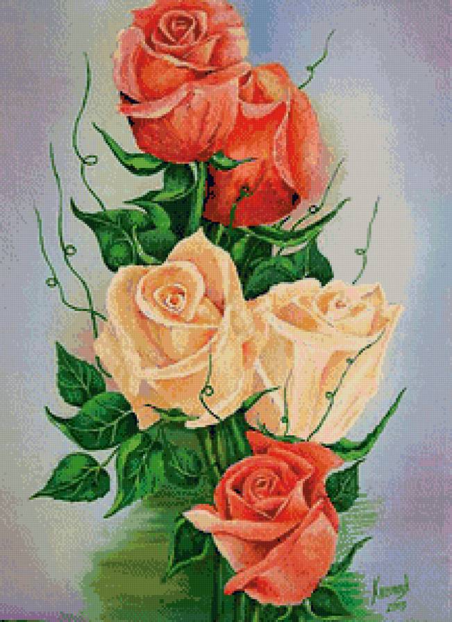 букет роз - цветы, розы - предпросмотр