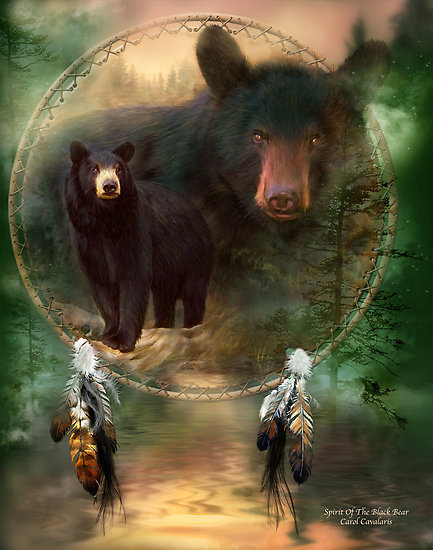 Дух медведя (Carol Cavalaris) - каваларис, тотем, медведь - оригинал