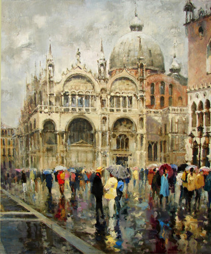 Venice,площадь Моркуса - картина живопись - оригинал