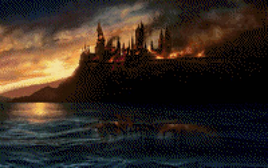 Hogwarts burning - предпросмотр