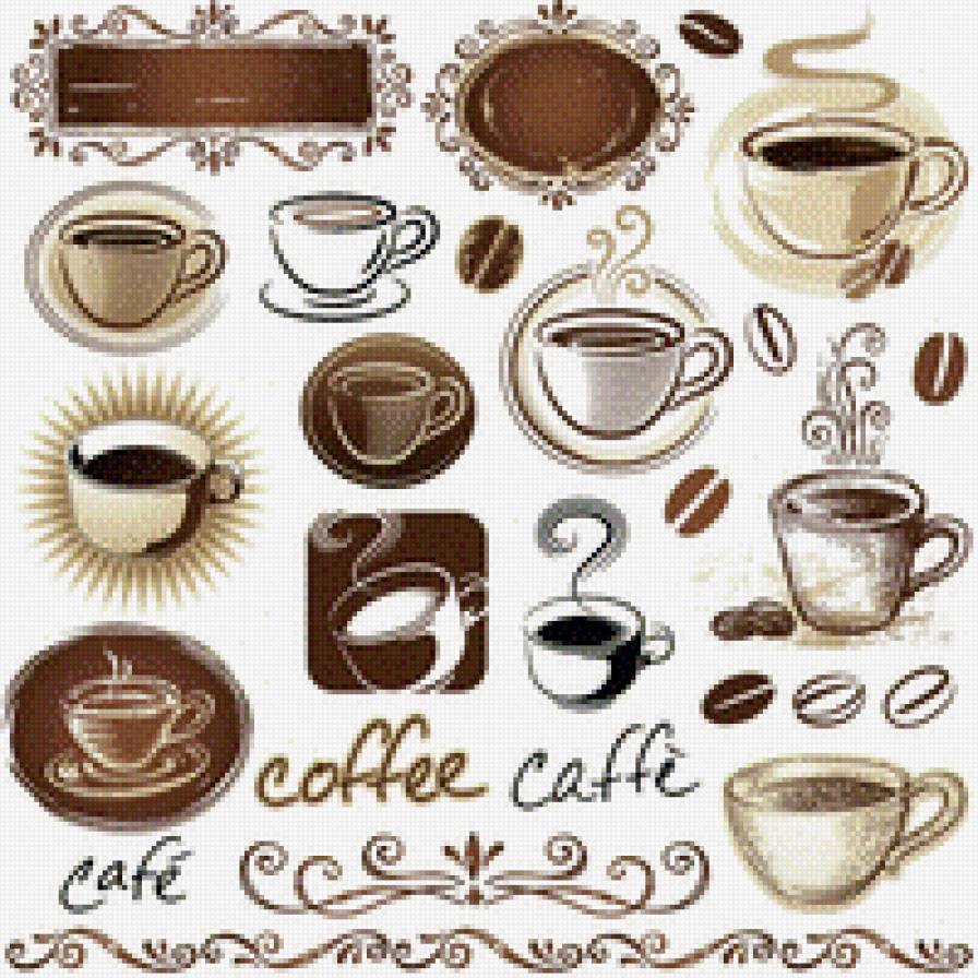 Кофе - кофе, чашка, зерно, кружка - предпросмотр