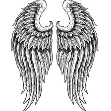 Схема вышивки «Крылья»
