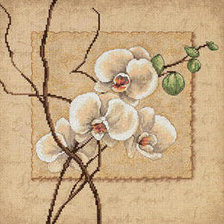 Оригинал схемы вышивки «орхидея подушка» (№635640)