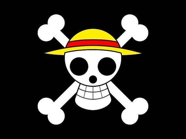 one piece флаг 1 - аниме, пираты, one piece - оригинал