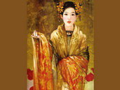 Оригинал схемы вышивки «Японская невеста» (№636366)
