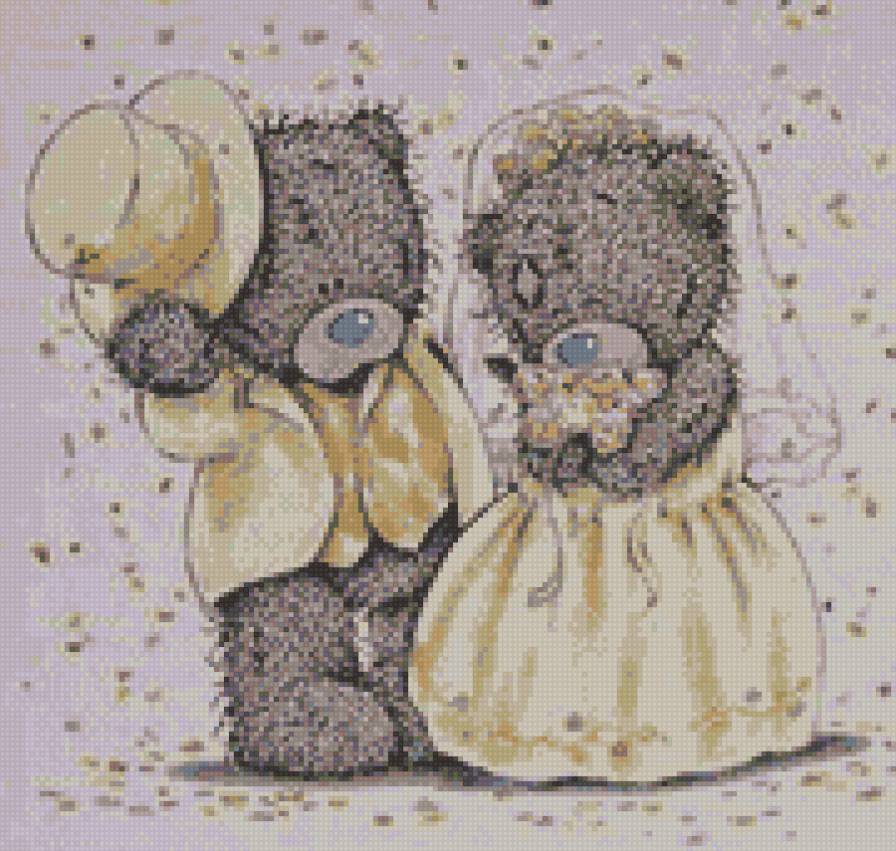 Тедди - мишки, любовь, тедди, свадьба - предпросмотр