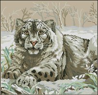 амурский тигр - зима, кот, тигр - оригинал