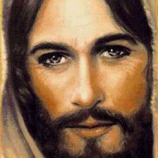 Схема вышивки «ROSTO DE JESUS  30 COLORES»