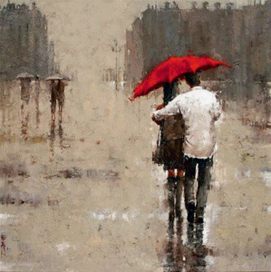 двое под дождём - любовь дождь двое - предпросмотр