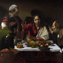 Оригинал схемы вышивки «The Supper at Emmaus 1601» (№643831)