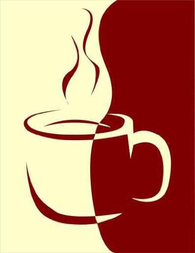 Кофе - натюрморт, чашка, кофе, монохром - оригинал