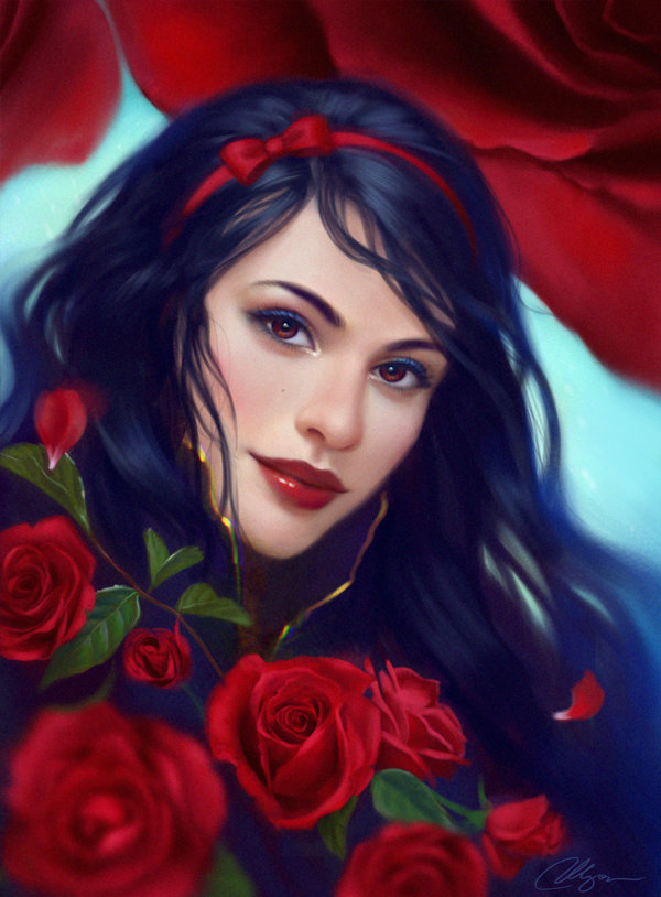Девушка с розами - цветы, девушка, красавица - оригинал