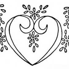 Оригинал схемы вышивки «Сердце» (№646893)