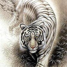 Оригинал схемы вышивки «Тигр» (№647013)