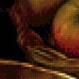 Предпросмотр схемы вышивки «натюрморт с яблоками и инжиром» (№648716)